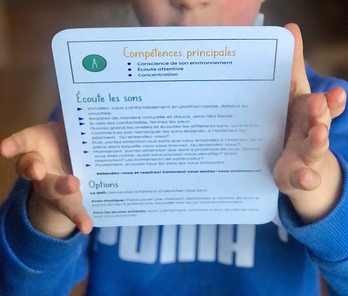 Jeu de cartes de yoga et pleine conscience